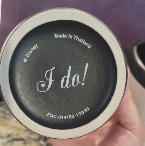 NWOB Mr. & Mrs. Love Is Magical Wedding Ceramic Coffee Mug Set - Picture 5 of 5